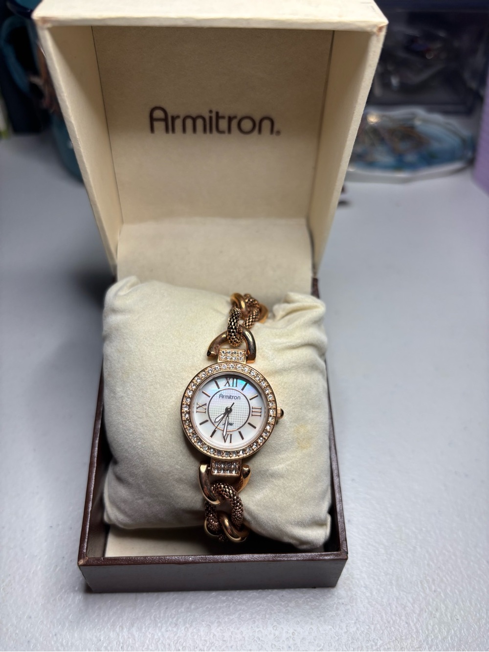 Armitron Rose Gold Bracelet Watch